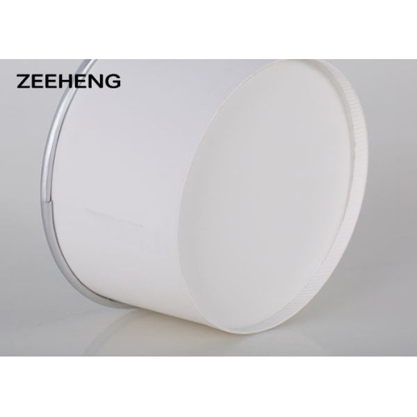 ZEEHENG Aluminum Foil White Paper Bowl Soup Cup Bowls