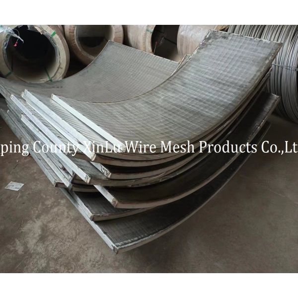 Industrial Flat V Wire Panel 2.4m Length and Slot 0.1-50mm for Market
