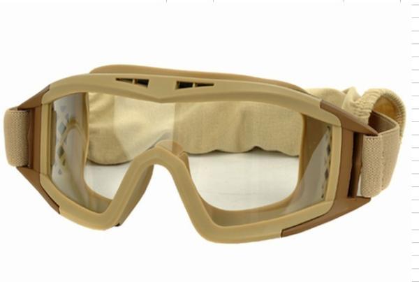 UV Protection Anti Fog Ski Googles , Outdoor Game Military Safety Goggles