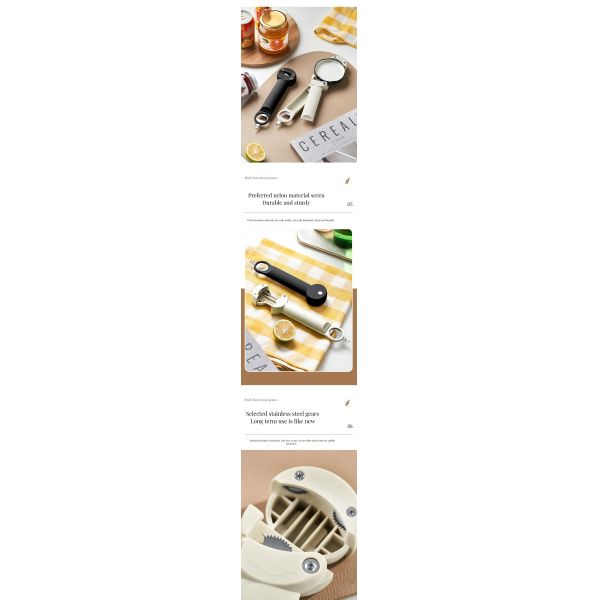 Multifunctional Magnetic Bottle Jar Opener for Wine Retractable Design User-Friendly