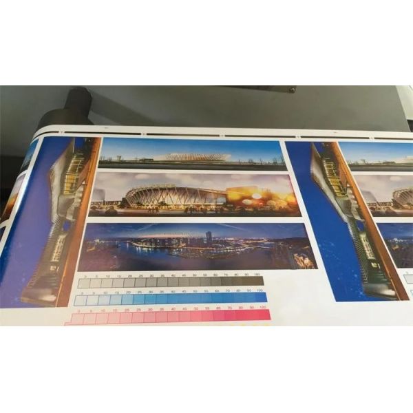 4 Color Roll Flexo Label Printing Machine 320mm 80m/Min#±0.1mm Accuracy Label Flexo Printer#450mm Max printing width