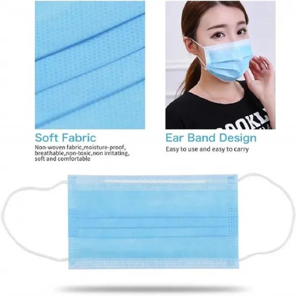 Non Woven Medical Disposable Mask Anti Droplet Transmission With Ear Loop
