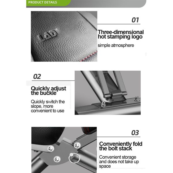 15kgs Commercial Workout Training Equipments Adjustable Weightlifting Bench