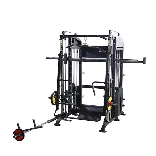 Gymnastique commercial Cable Crossover Machine Multifonctionnelle Smith Machine Bodybuilding Épaule en arrière entraînements concentrés Exercice thoracique