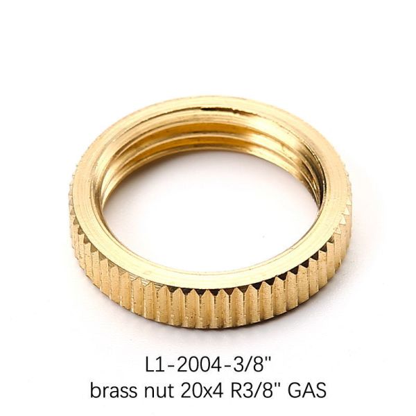 Precision Engineered Brass Nuts 20x4 With  R3/8'' Thread