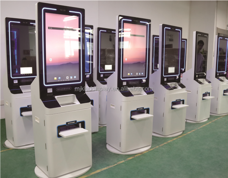 43 Inch Free Standing Digital Signage Advertising Player with Slim Metal Case for Mall Display