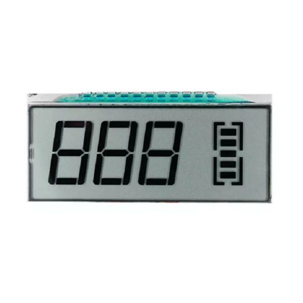 TN Monochrome Lcd Display , Metal Pin / FPC Custom LCD Display