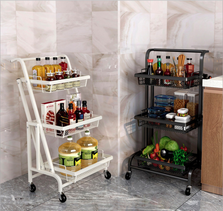 Anti Corrosion Telescopic 25kg Bearing Metal Trolley Cart