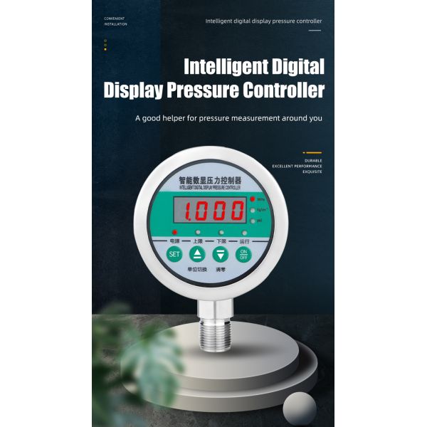 Highly 80mm Intelligent Digital Pressure Controller for Positive and Negative Pressure