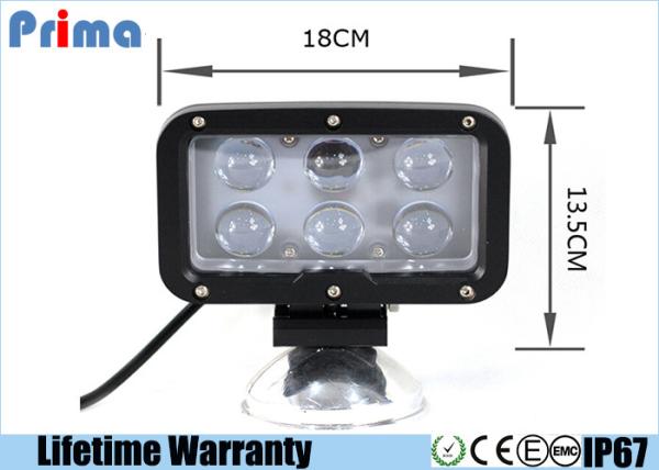5400lm 6000K Car Cree Driving Lights , 60W CREE 7 Inch Off Road Led Lights