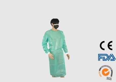 Fluid Resistant Disposable Barrier Gowns , Anti Dust Disposable Protective Wear