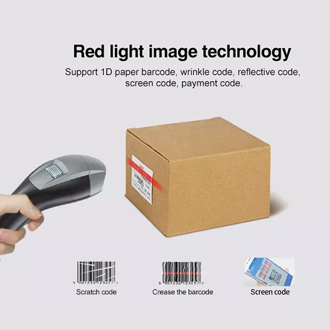 Handheld 1D связывало блок развертки штрихкода CCD технологии пиксела читателя 2500 штрихкода линейный
