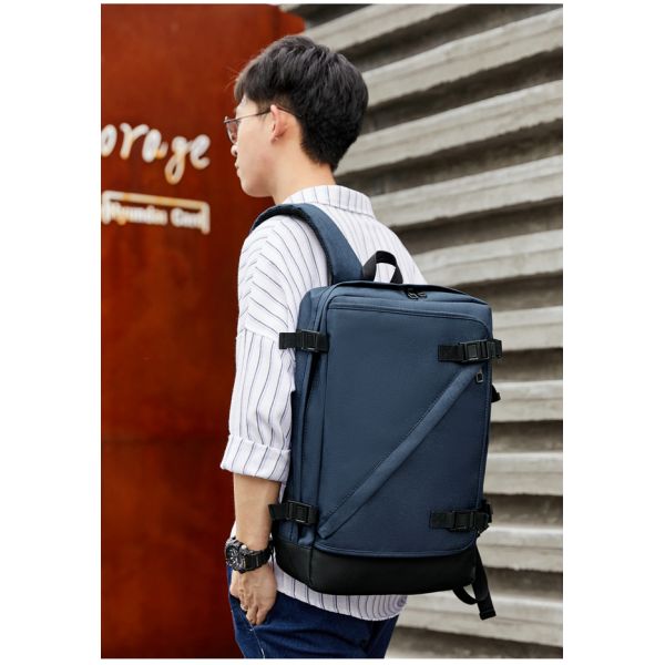 Custom Waterproof Business Casual Backpack 15.6 Inch Laptop Compatible