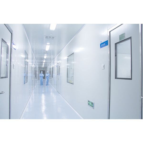 ISO 9 панелей сэндвича чистой комнаты фармации больницы модульный с раздвижной дверью