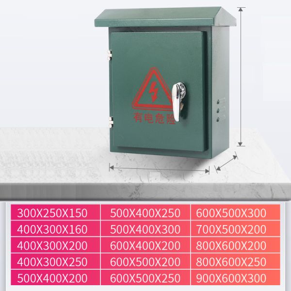 Stainless Steel Electrical Enclosure Cctv Power Supply Distribution Box Green Coating