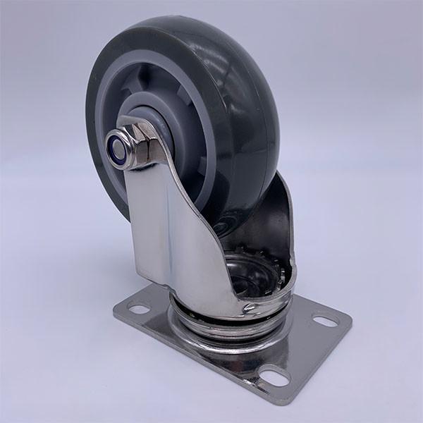 Stainless Steel  SS  Swivel Caster Wheel for  Corrosive Environment 3 Inch