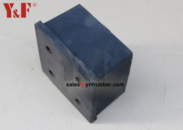 Stable Compactor Rubber Mounts Sound Dampening Black Color CE