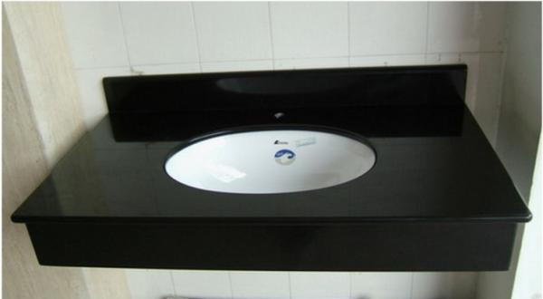Pure black bathroom vanity, single sink vanity, cheap bathroom vanity,vanity units
