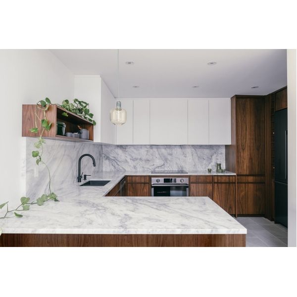 20mm 50cm Modern Modular Kitchen Cabinets With Oven Cabinet Plywood Door