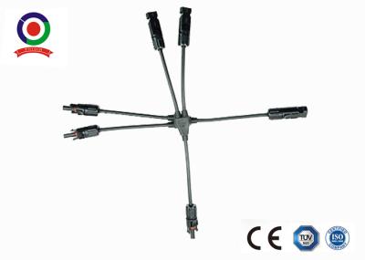 Tipo fêmea do ramo de Y do conector do painel solar de Y ao homem para o sistema fotovoltaico