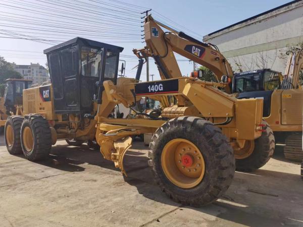 Japan Made Food Shop Caterpillar 140G Motor Grader Working Diameter 1626mm Hydraulic Pump