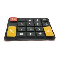 La coutume a entièrement scellé le clavier numérique en caoutchouc de silicone pour la garde d'entrée