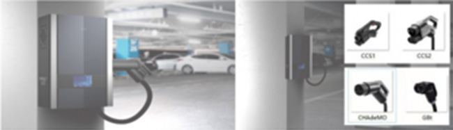 30KW Single Gun DC Fast High Power Floor Mounted EV Charger Smart