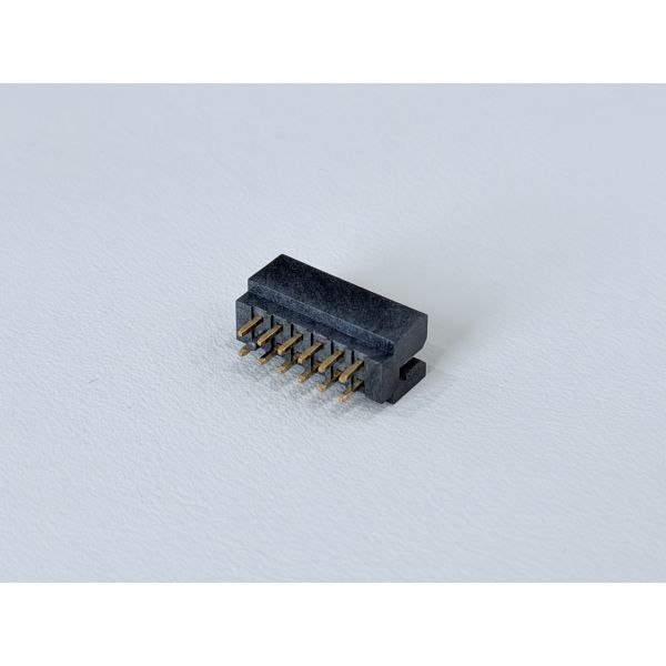 2.00mm Pitch Dual-Row Pin Header Connector, Vertical PCB Mount, 2×6 Pins, Electrical Signal Gold-Plated Terminal Connector for Automotive, Server & Industrial Devices