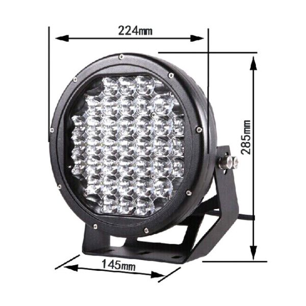 10 Inch Round 225W Intensity Led Spot Light For offroad 4x4 JEEP FORD TOYOTA Pickup Light Bar Driving Headlight Green