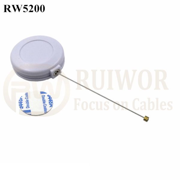 RW5200 Round Anti Theft Retractor Work With Cord End Apply In Different Products Anti Theft Display