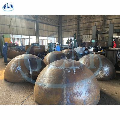 3800 * as cabeças Hemispherical do tanque de 70 milímetros SA516 para caldeiras exercem pressão sobre embarcações