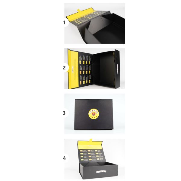 Оптовая упаковочная бумажная коробка с настраиваемым логотипом с магнитным закрытием Парфюмерия Обувь Обувь Картонная подарочная коробка