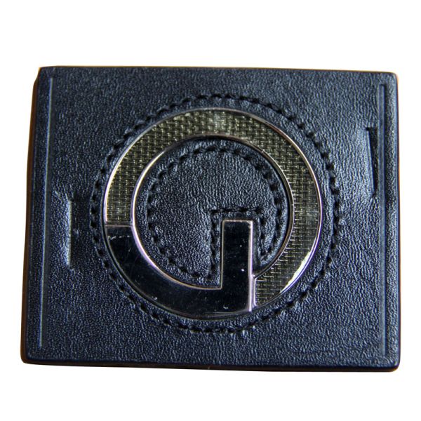High Density Embossed Leather Patches Brass Rivet Brass logo for Jeans