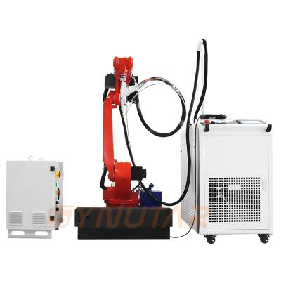 Máquina de solda a laser de robô industrial de seis eixos