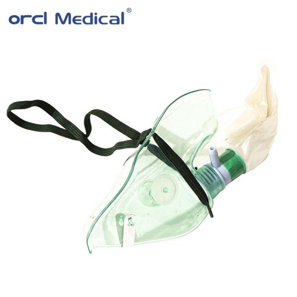 Elongated Non Rebreather Oxygen Face Mask Medical Factory Pediatric /infant / Adult Customized 3 Years With Reservoir Bag EN166