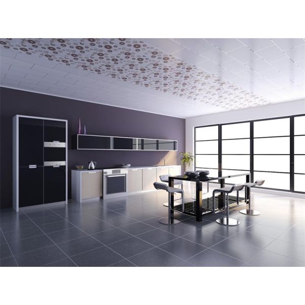 Moistureproof Strip PVC Ceiling Panels For Morden Kitchen Plan
