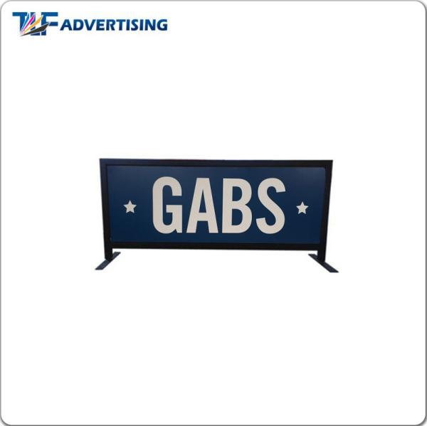PVC Coffee Shop Barriers Weatherproof Light Weight For Advertising Event Exhibitions