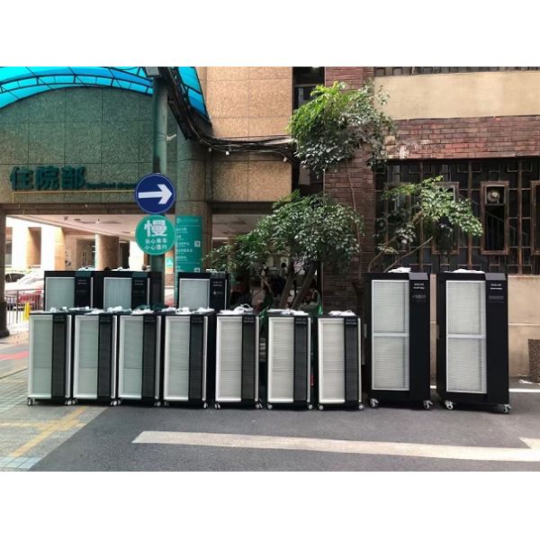 Ekeair Mobile Air purifier MKJ4000-S2 2000M3/H for Hospital high removal rate of bacteria, fungi, viruses