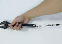 Lanières de pêche flexibles/longe enroulée escamotable outils de canotage avec Carabiner