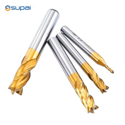 HSS End Mill 50-150mm comprimento total 2/4/6/8/10/12/14/16/18/20 flautas sem revestimento