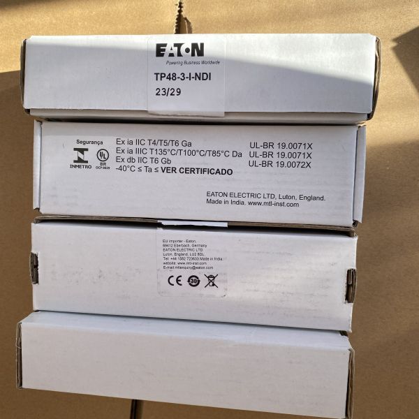 TP48-3-I-NDI DIN Rail Mount 48V DC 3-Wire Intrinsically Safe Surge Protection Device for Industrial Transmitters