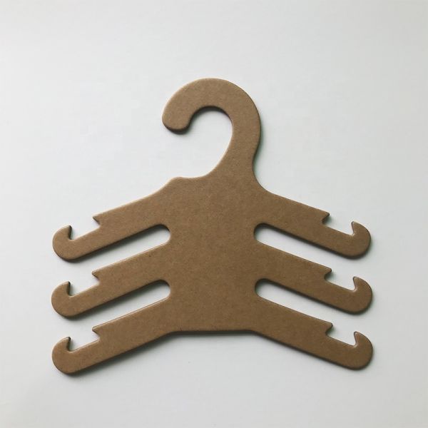 Environmentally Friendly Recyclable Cardboard Hanger with Customizable Size for Clothing Stores