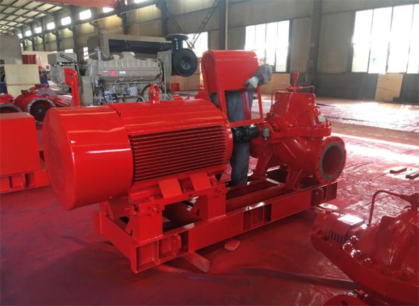 Double Suction Split Case Fire Fighting Water Pump 3000-5000gpm 90-120m