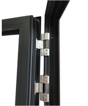 Golden Oak Aluminium Timber Casement Doors And Windows Tempered Glazed