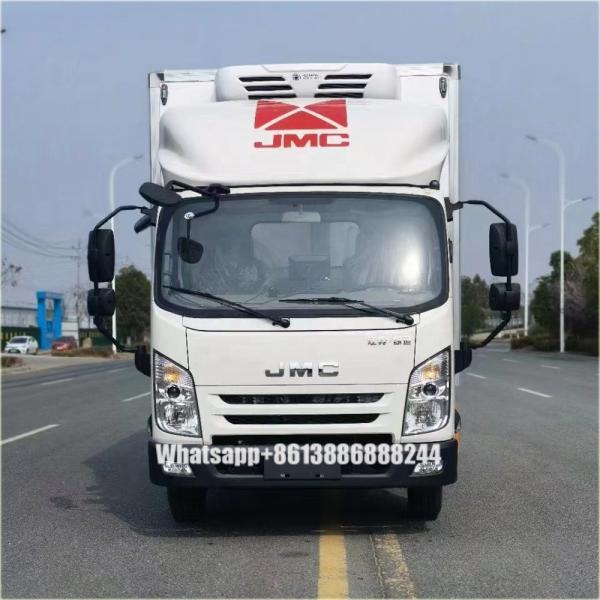 JMC Single Row Wide Body Cab 163 Horsepower Refrigerated Truck   Refrigerated Lorry     Cold Storage Truck