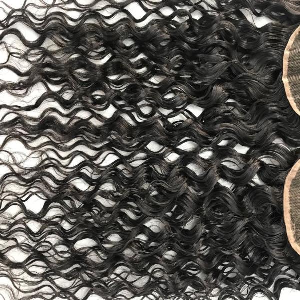 Natural wave 5x5 Lace Frontal Closure Human Hair Ear to Ear HD Lace Frontal Closure Free Part Brazilian Hair Extensions 150% Density Lace Frontal Human Hair Pre Plucked with Baby Hair 24 Inch