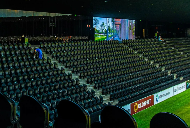 1200x960mm P10 Front Service Наружные футбольные и спортивные мероприятия Строение стадиона LED дисплей