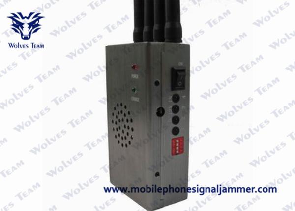 Portable High Power Signal Jammer with Fan CDMA GSM DCS PCS 3G Grey Color