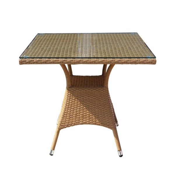 Outdoor Dining Set with Wooden Children Drawing Table and Chair Function Bar Room Restaurant Furniture Rattan/Wicker