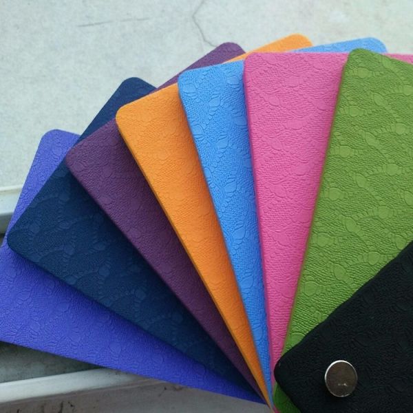 Outdoor Indoor Rubber Sports Flooring , TPE Yoga Sport Mat OEM Service